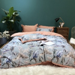 sateen print duvet cover