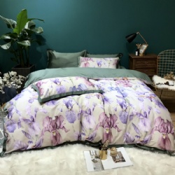 bedroom sateen bedding set