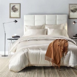 poly satin duvet cover set