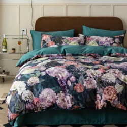 cotton digital print duvet cover set