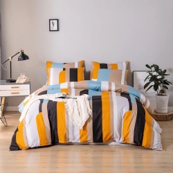 stripe wholesale print comforter set