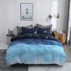 small quantity print comforter set for retailer